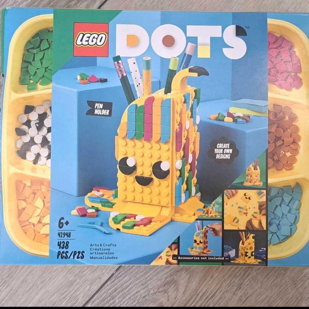 Brand New LEGO DOTS 41948 Pen Holder Set - Multicolor